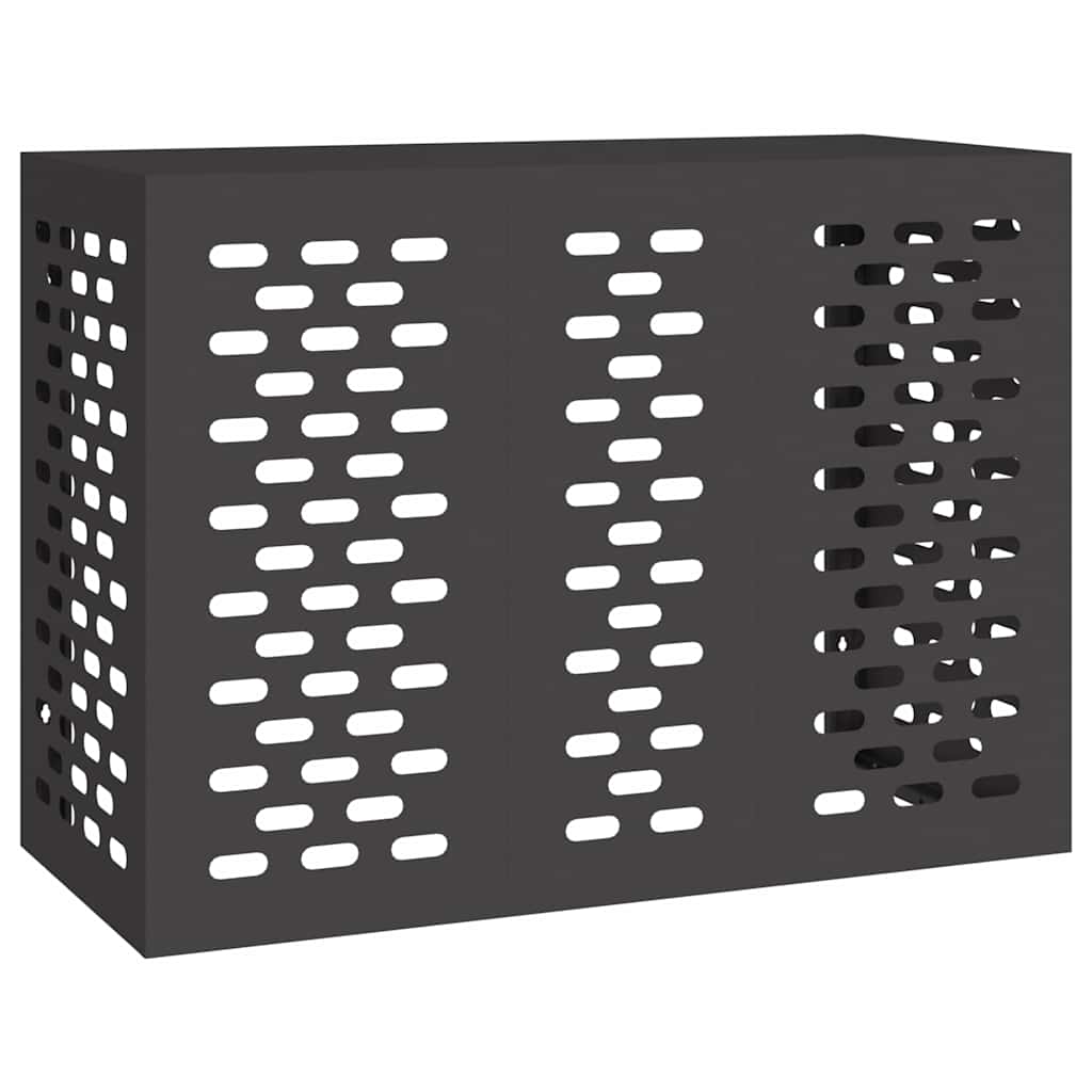 Air Conditioner Cover Black 110 x 50 x 80 cm