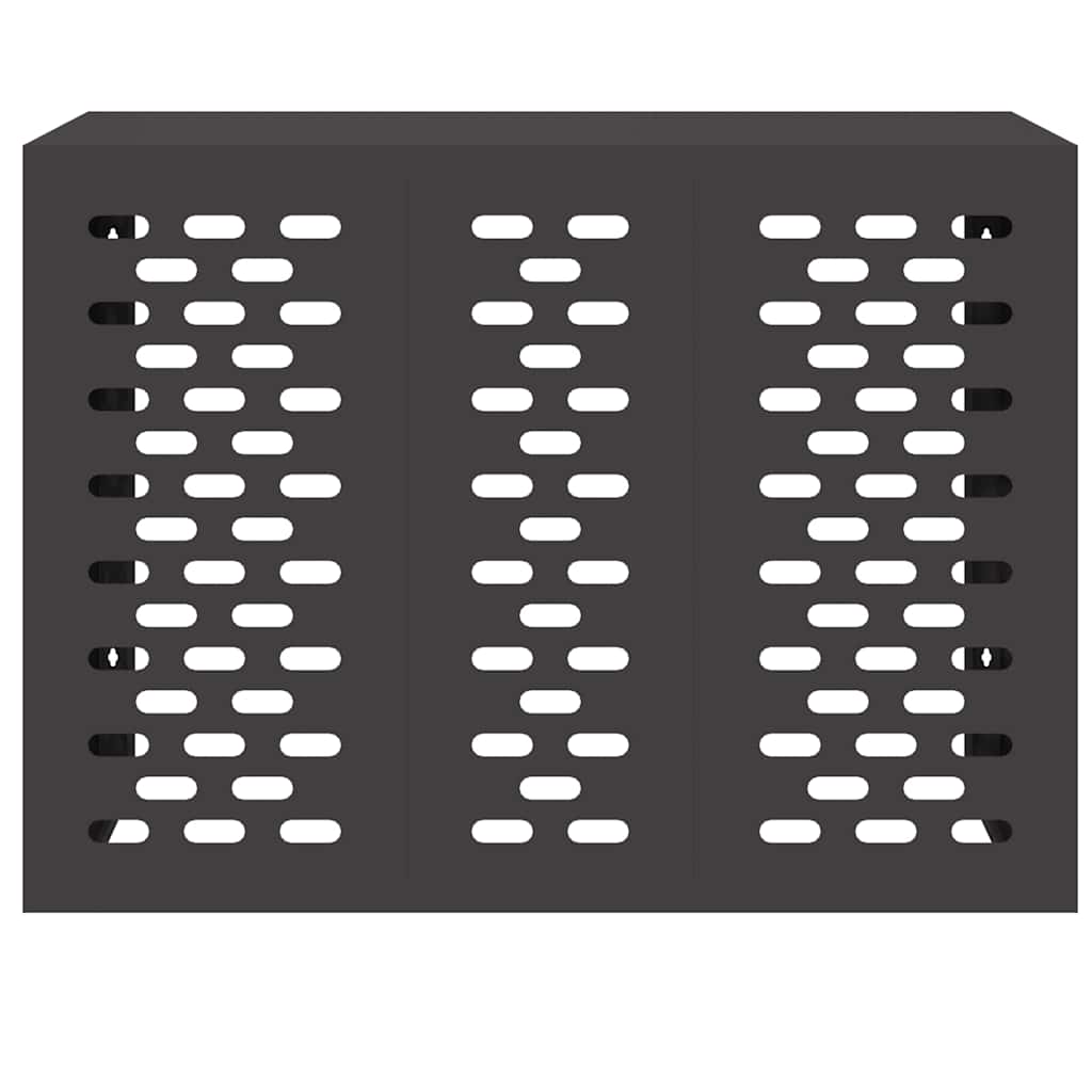 Air Conditioner Cover Black 110 x 50 x 80 cm