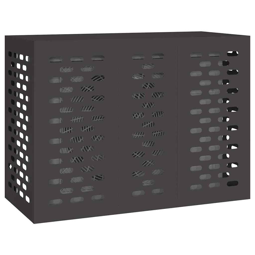 Air Conditioner Cover Black 110 x 50 x 80 cm
