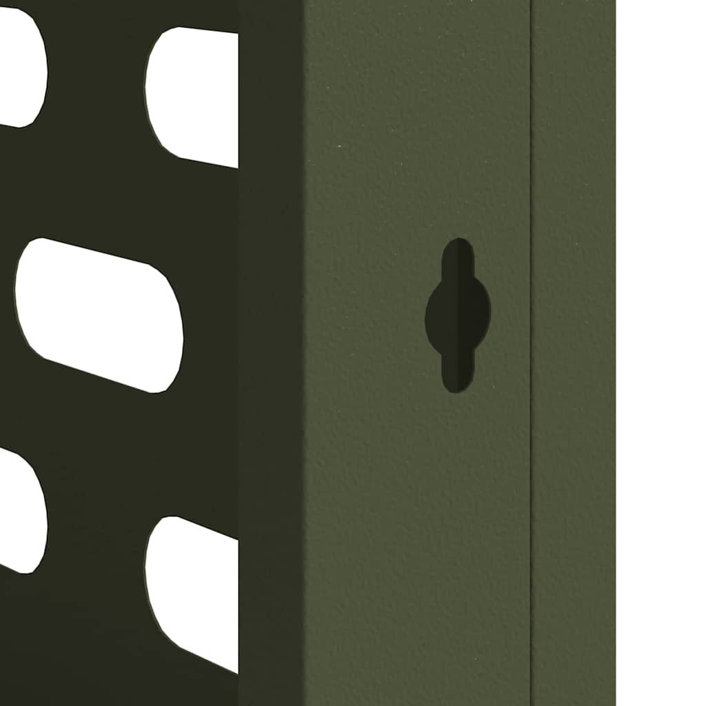 Air Conditioner Cover Olive green 110 x 50 x 80 cm Steel