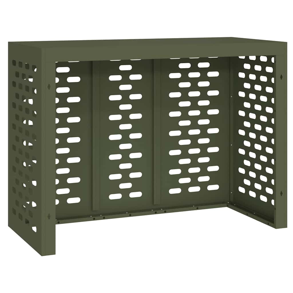 Air Conditioner Cover Olive green 110 x 50 x 80 cm Steel