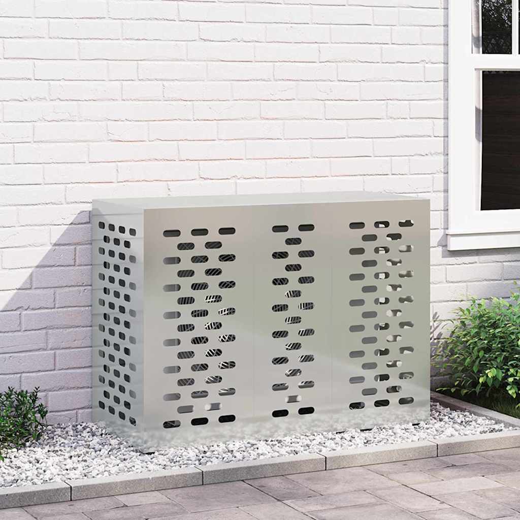Air Conditioner Cover Silver 110 x 50 x 80 cm