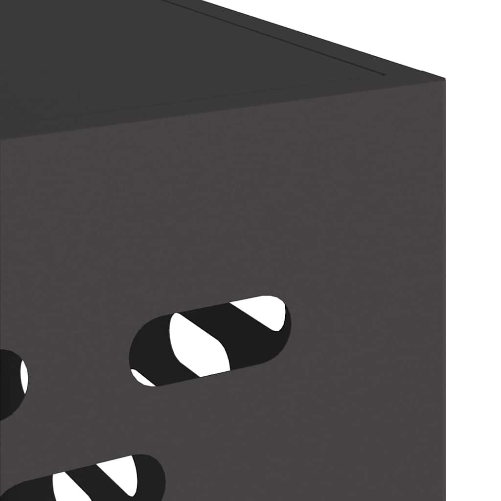 Air Conditioner Cover Black 110 x 50 x 105 cm