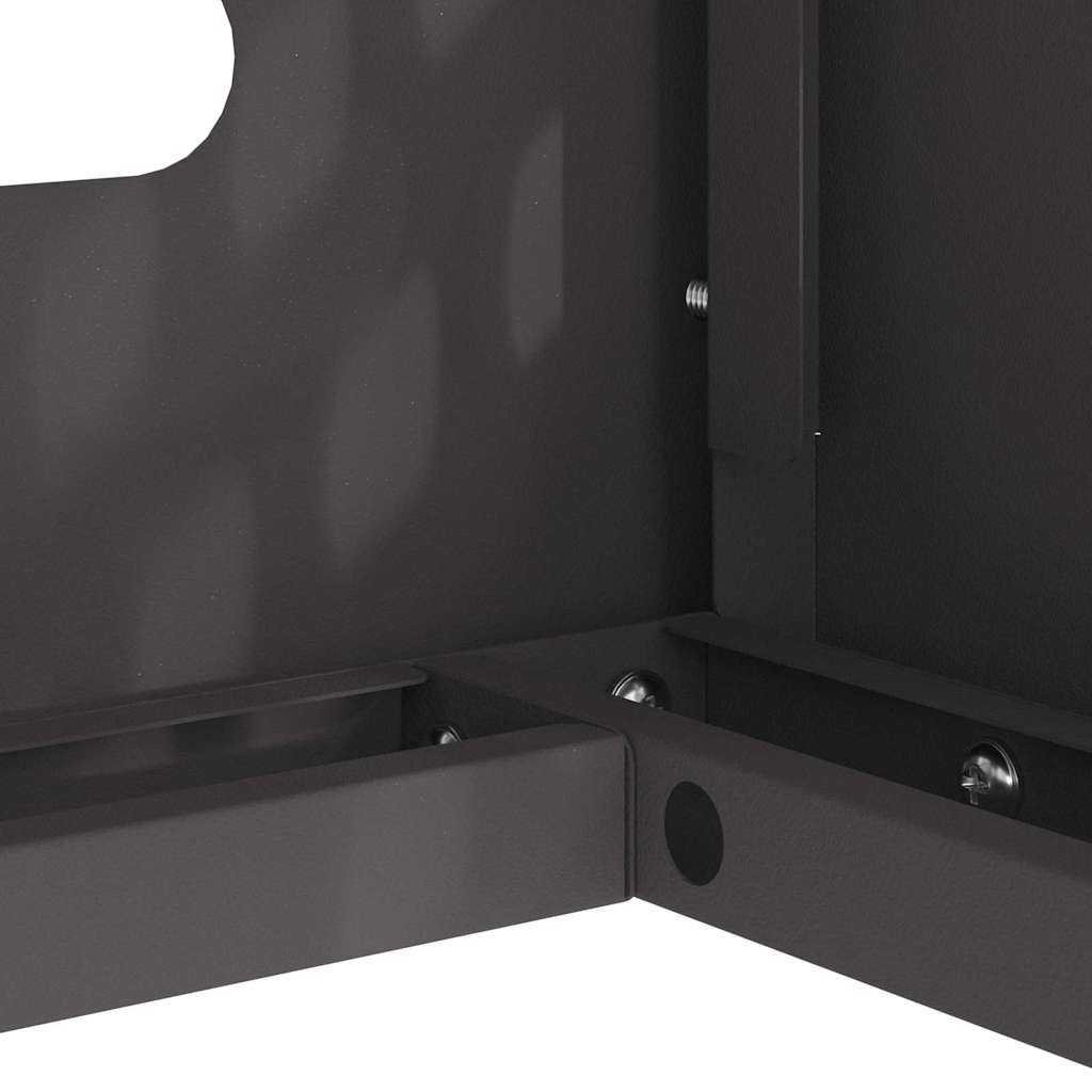 Air Conditioner Cover Black 110 x 50 x 105 cm