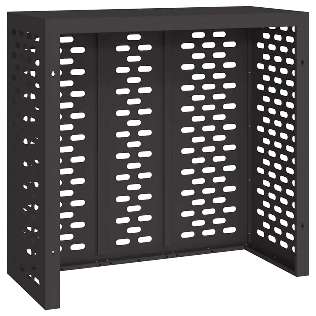 Air Conditioner Cover Black 110 x 50 x 105 cm