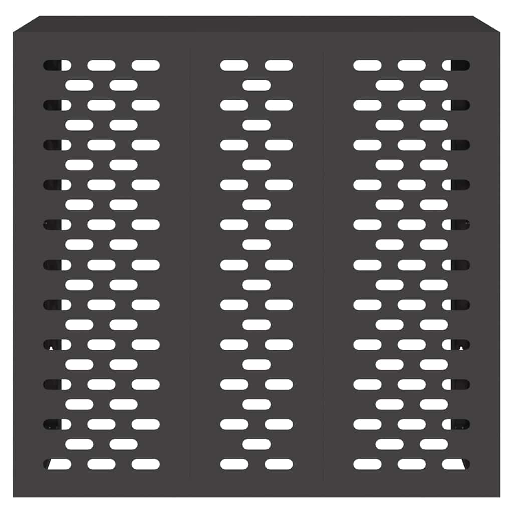 Air Conditioner Cover Black 110 x 50 x 105 cm