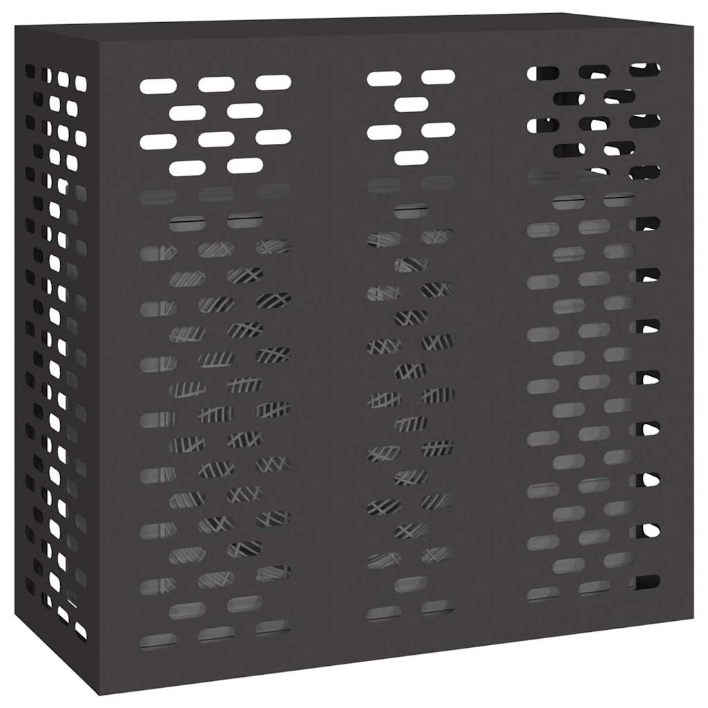 Air Conditioner Cover Black 110 x 50 x 105 cm