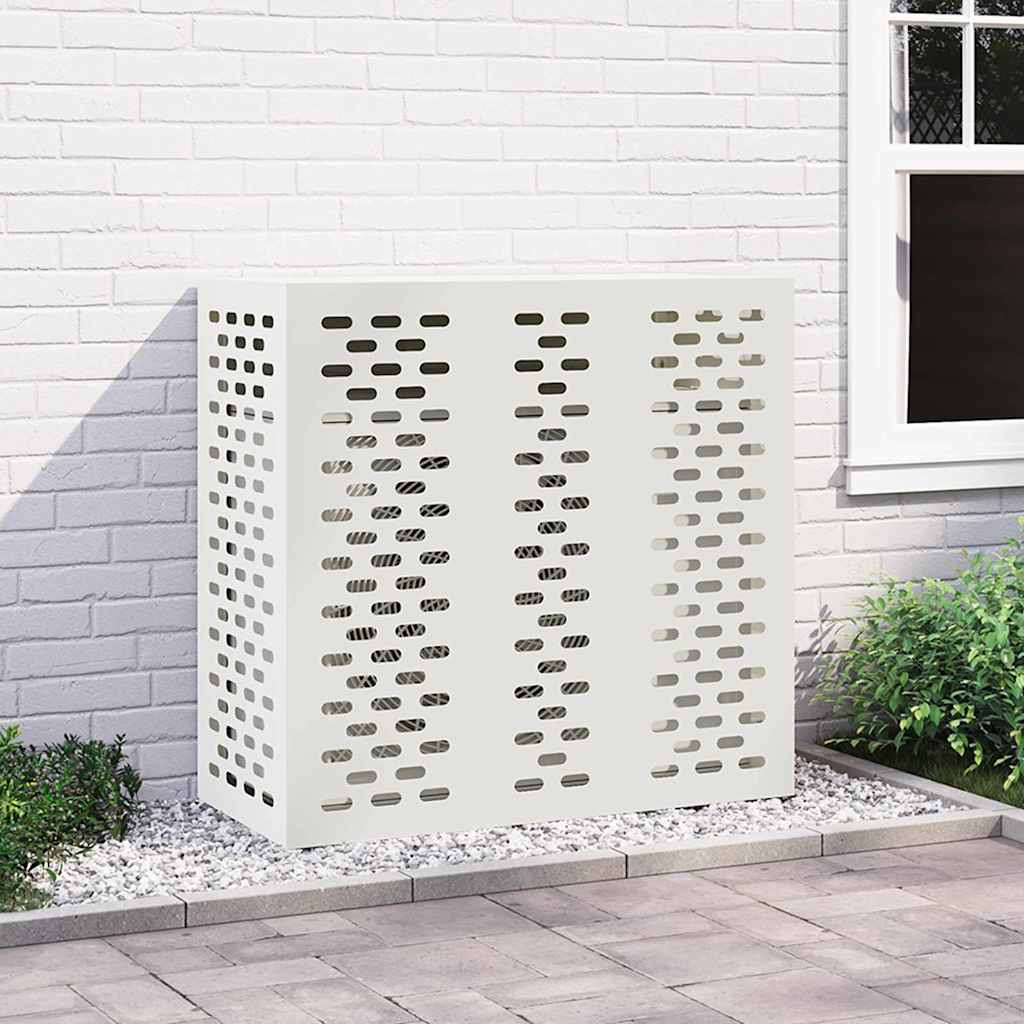 Air Conditioner Cover White 110 x 50 x 105 cm