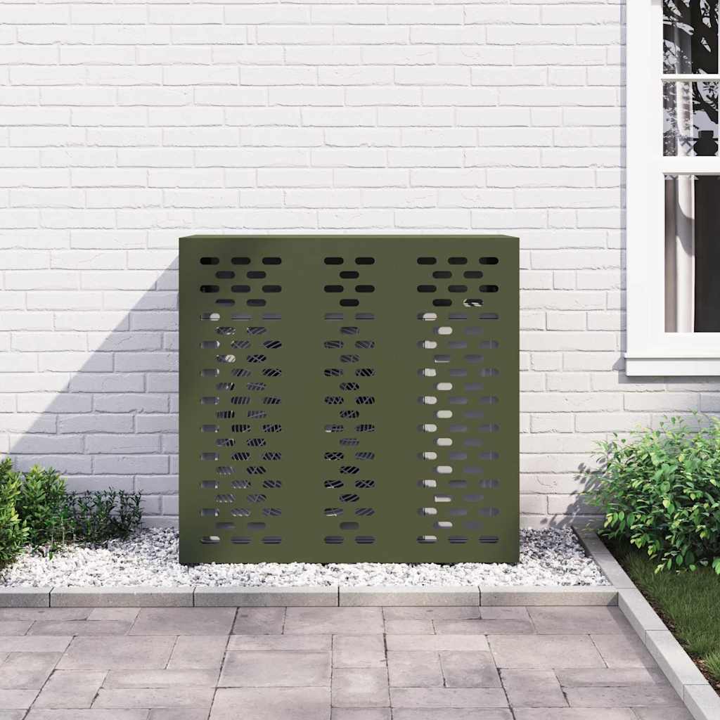 Air Conditioner Cover Olive Green 110 x 50 x 105 cm