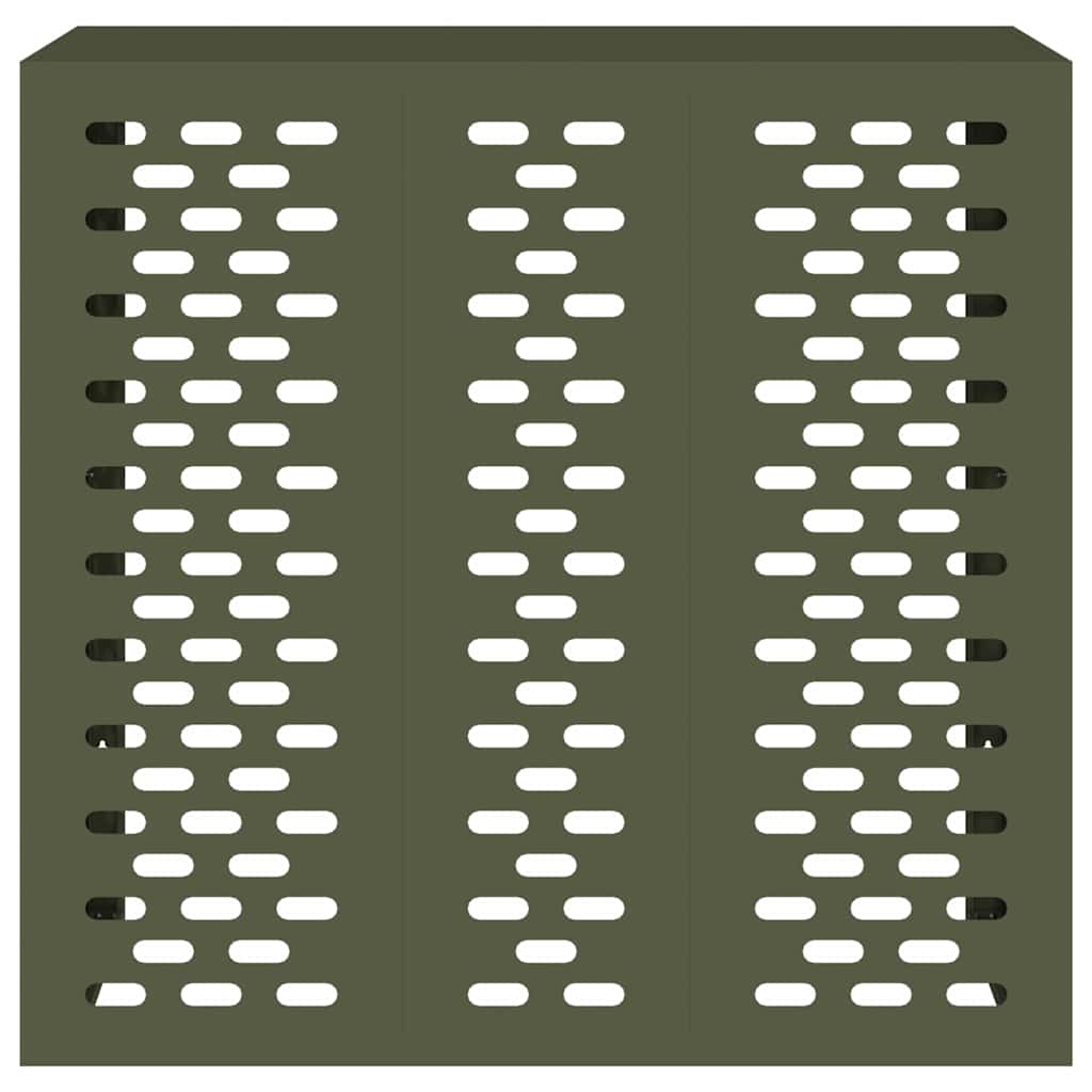 Air Conditioner Cover Olive Green 110 x 50 x 105 cm