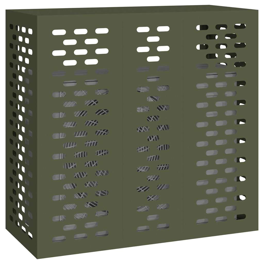Air Conditioner Cover Olive Green 110 x 50 x 105 cm