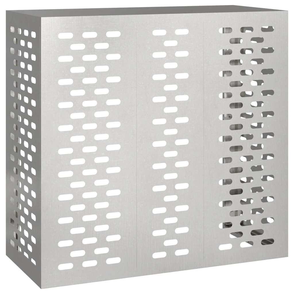 Air Conditioner Cover Silver 110 x 50 x 105 cm Stainless steel