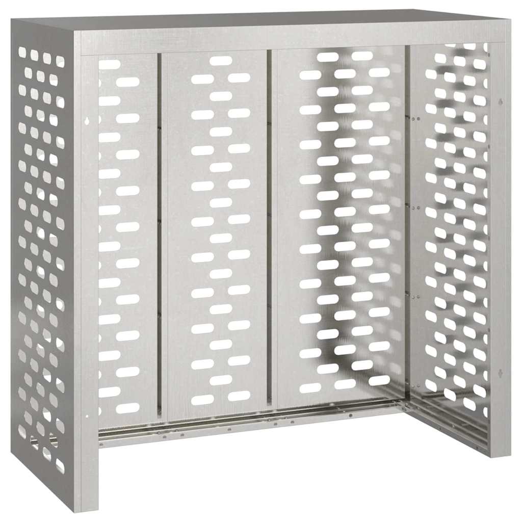 Air Conditioner Cover Silver 110 x 50 x 105 cm Stainless steel