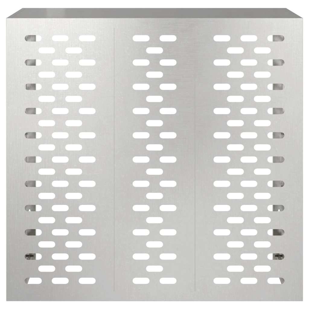Air Conditioner Cover Silver 110 x 50 x 105 cm Stainless steel