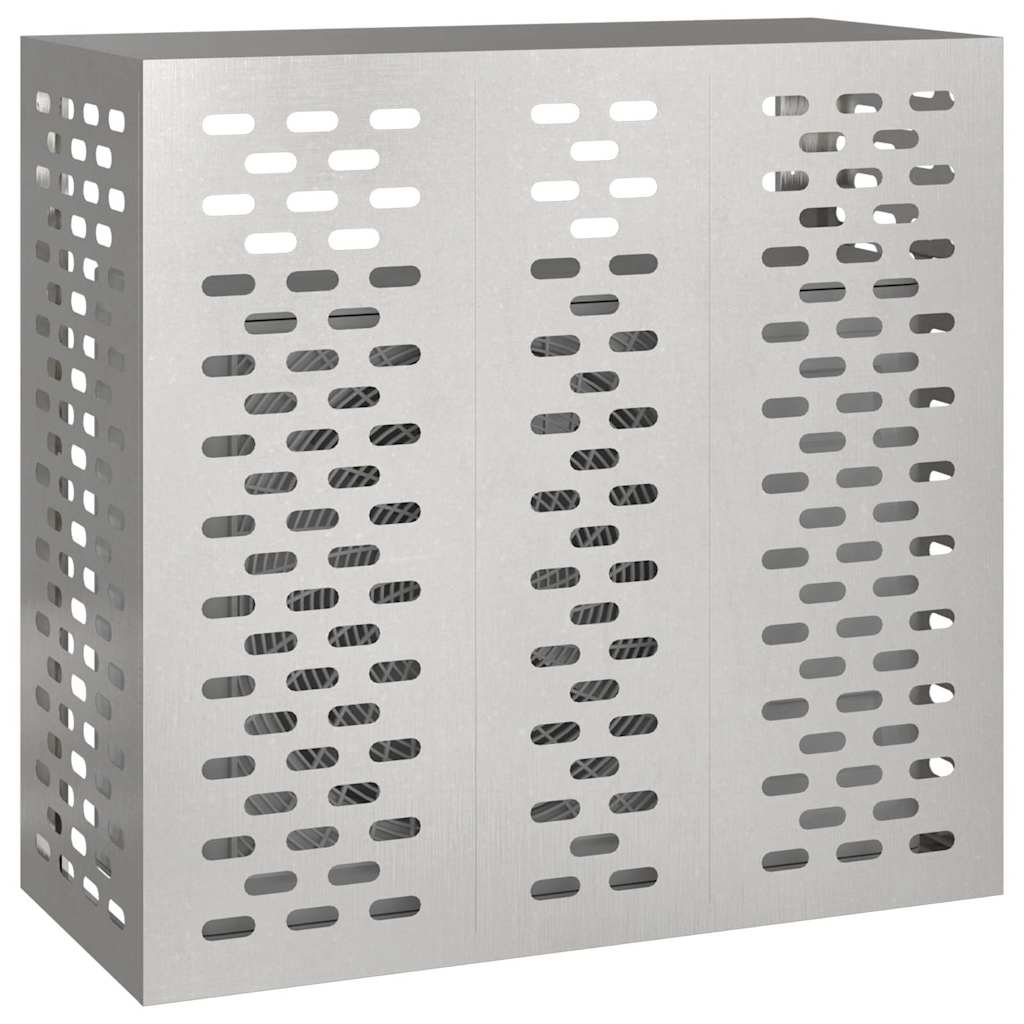 Air Conditioner Cover Silver 110 x 50 x 105 cm Stainless steel