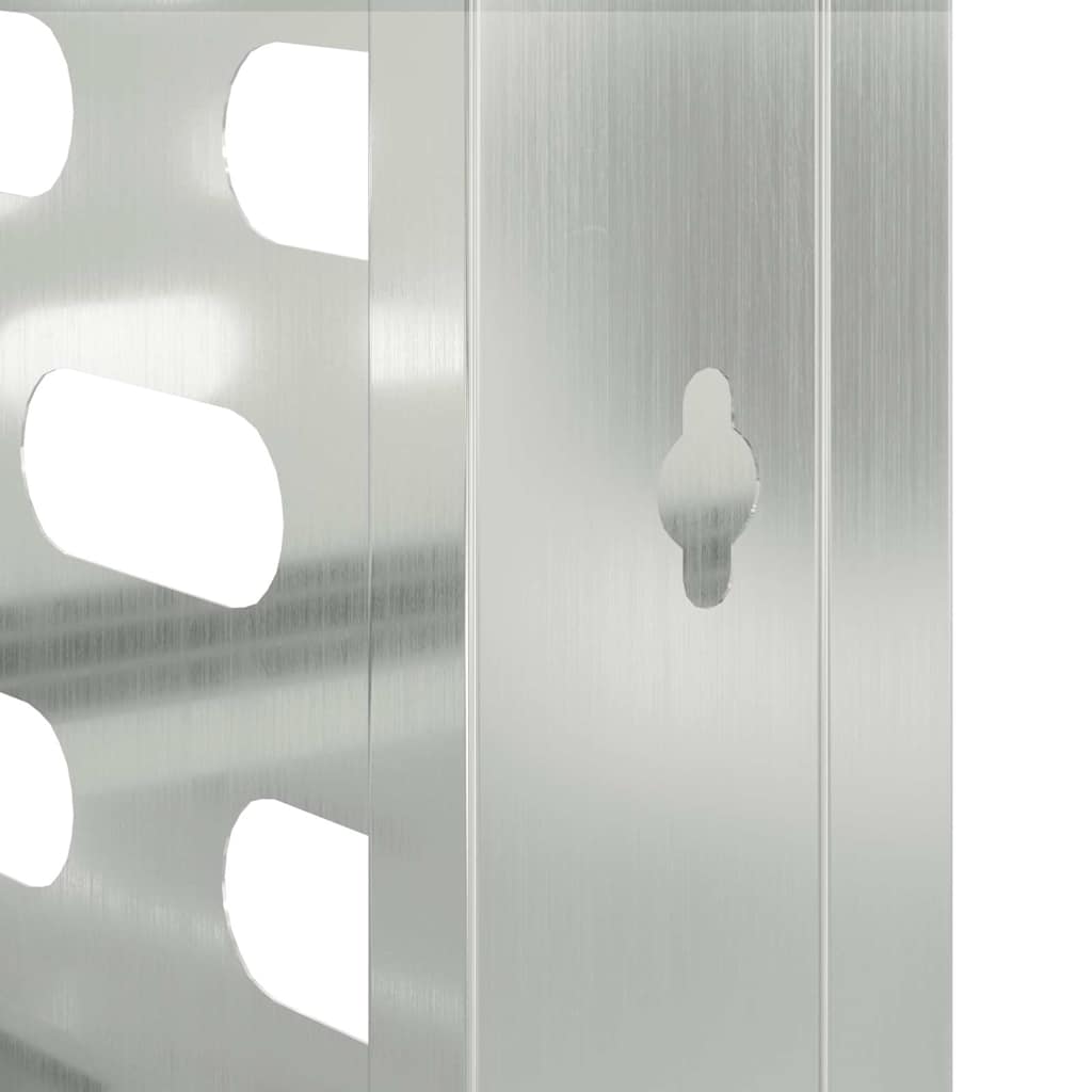 Air Conditioner Cover Silver 110 x 50 x 105 cm Galvanised Steel