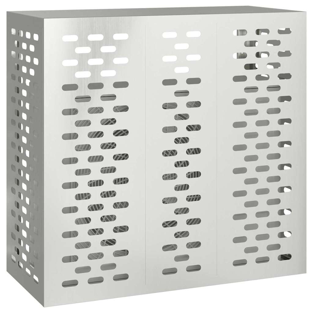 Air Conditioner Cover Silver 110 x 50 x 105 cm Galvanised Steel