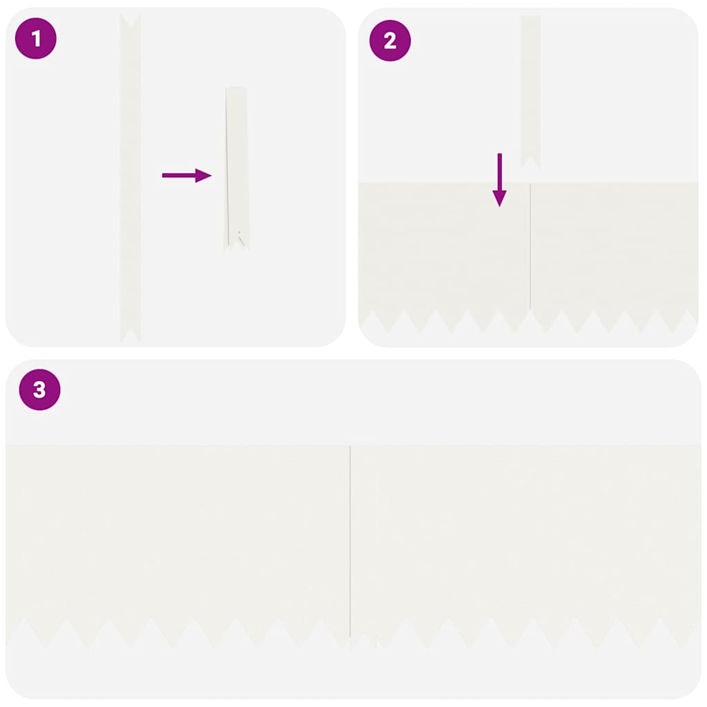 vidaXL Lawn Edgings 20 pcs White 100 x 0.5 x 30 cm Steel