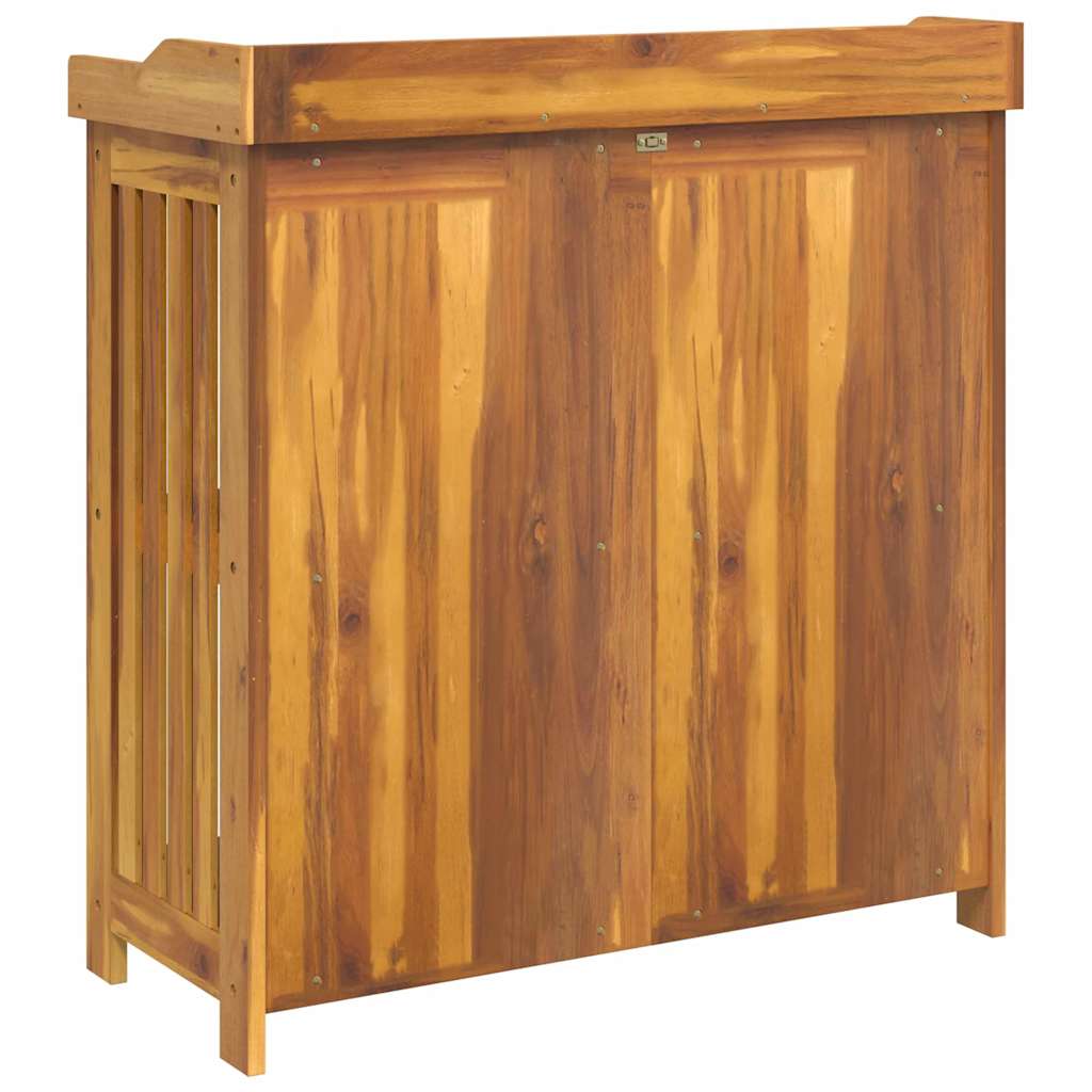 Garden Cabinet Natural 93 x 41.5 x 98cm Solid Acacia Wood