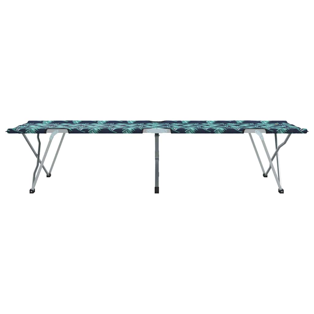 Folding Camping Bed Folding Leaf Forest 194 x 62.5 x 42.5 cm