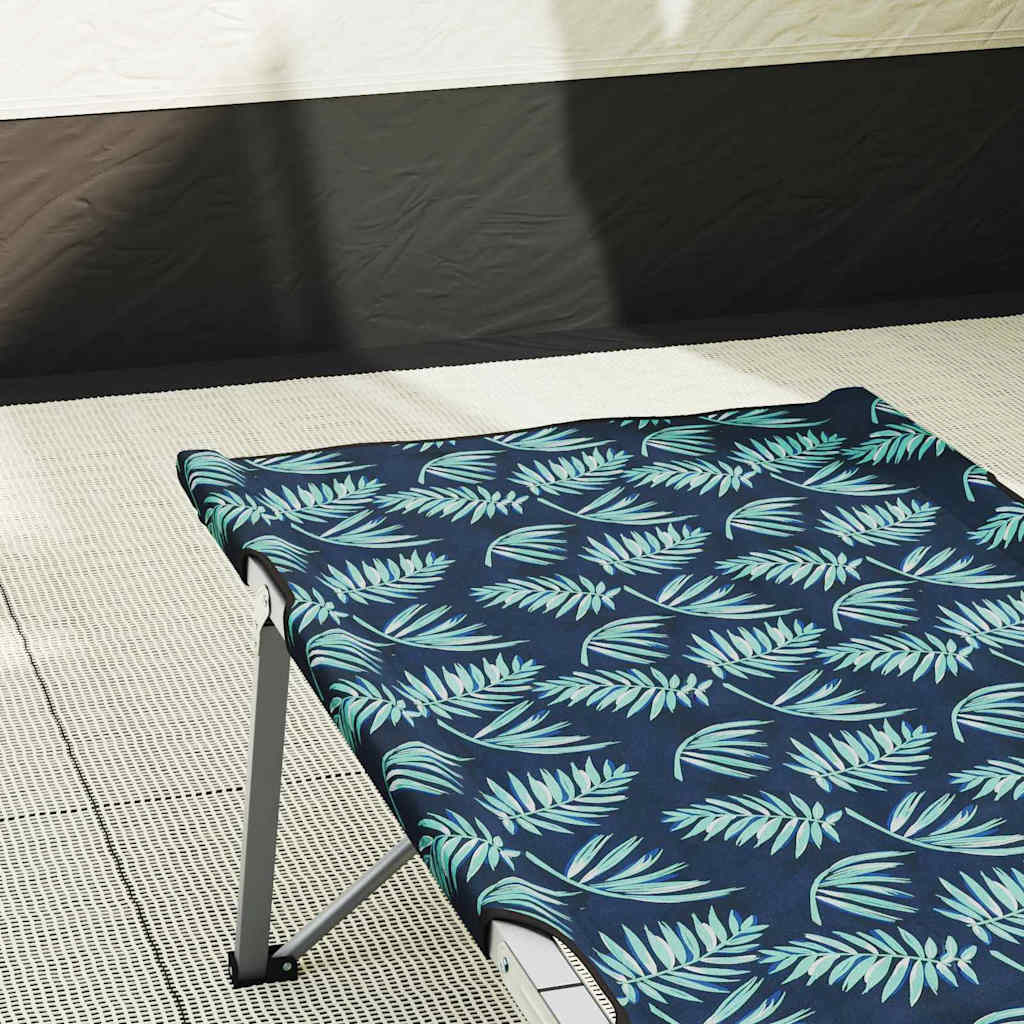 Folding Camping Bed Folding 2 pcs Forest 194 x 62.5 x 42.5 cm