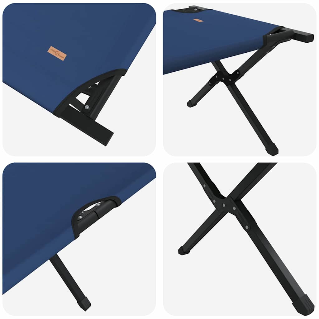 Folding Camping Bed Folding Blue 193 x 69 x 45 cm Oxford fabric