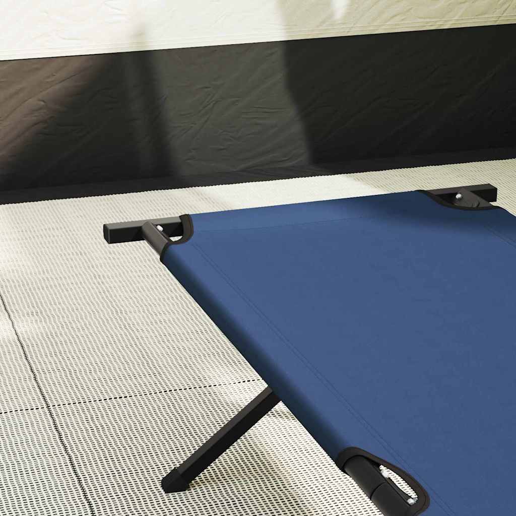 Folding Camping Bed Folding Blue 193 x 69 x 45 cm Oxford fabric