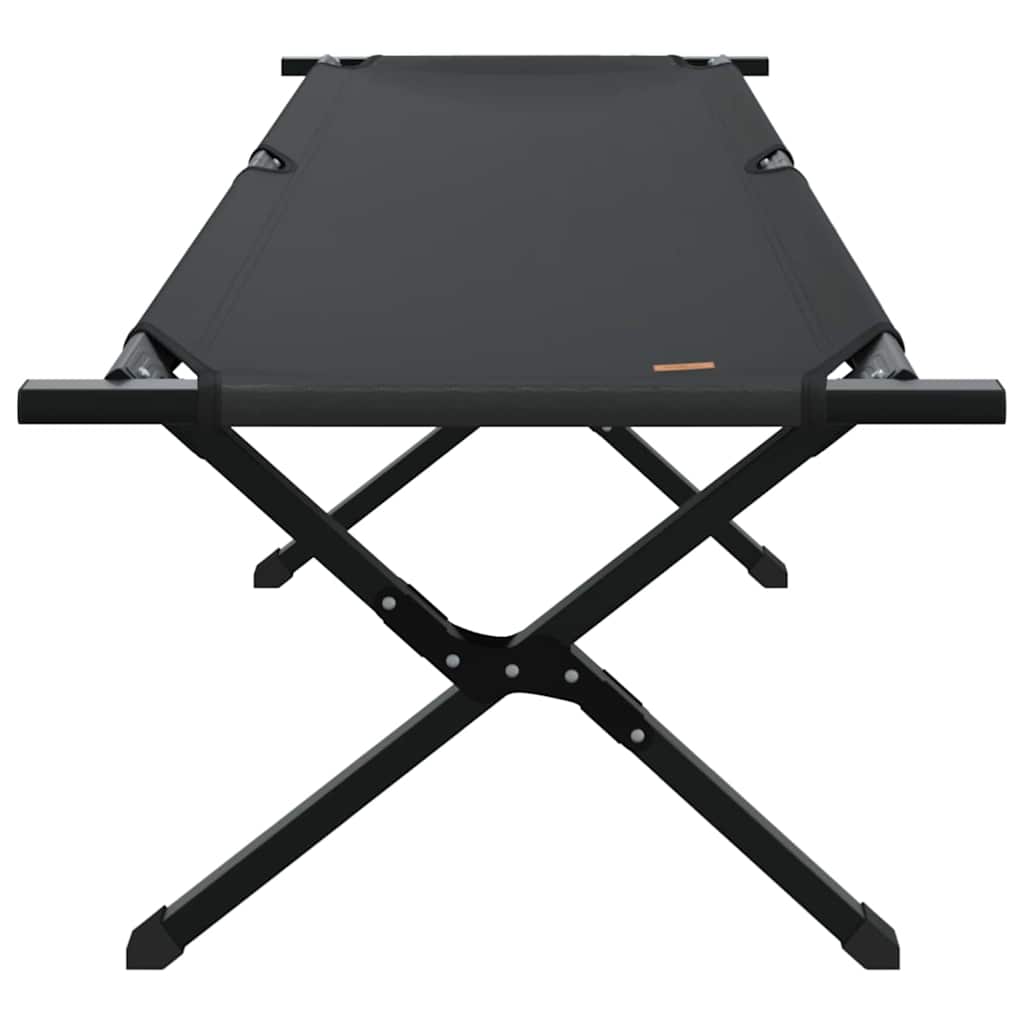 Folding Camping Bed Manual Black 193 x 69 x 45 cm Oxford fabric