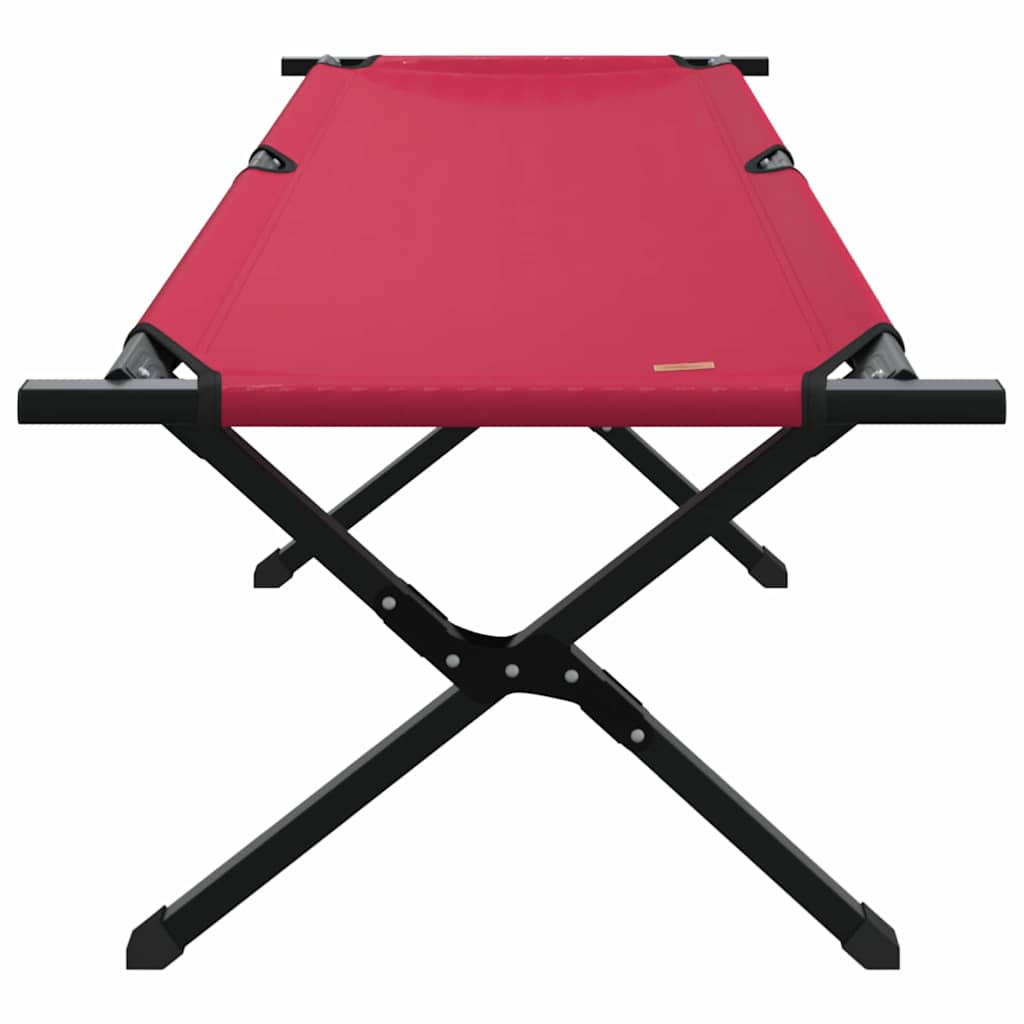 Folding Camping Bed 2 pcs Red 193 x 69 x 45 cm Oxford fabric
