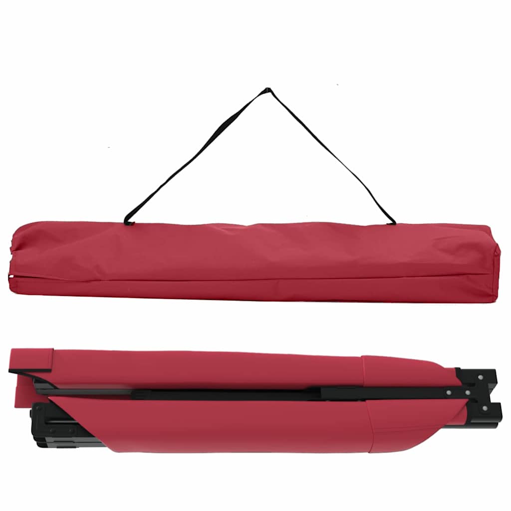 Folding Camping Bed 2 pcs Red 193 x 69 x 45 cm Oxford fabric