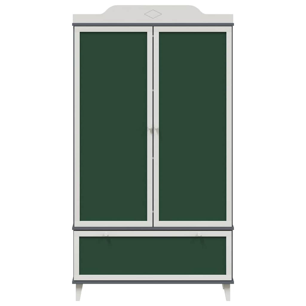 Chalkboard Wardrobe ROROS Grey and White 90 x 45 x 165 cm