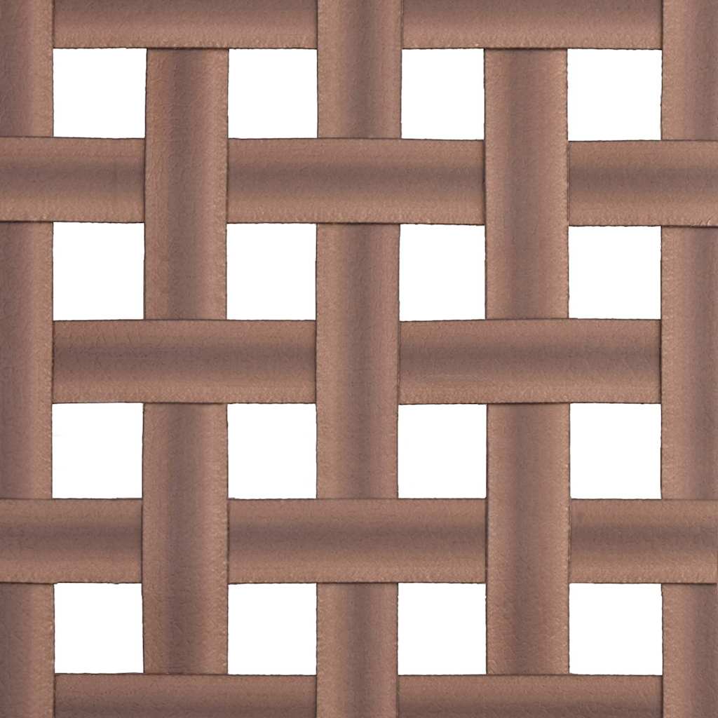 Garden Chair 2 pcs Brown 78 x 55.5 x 75.5 cm Poly Rattan