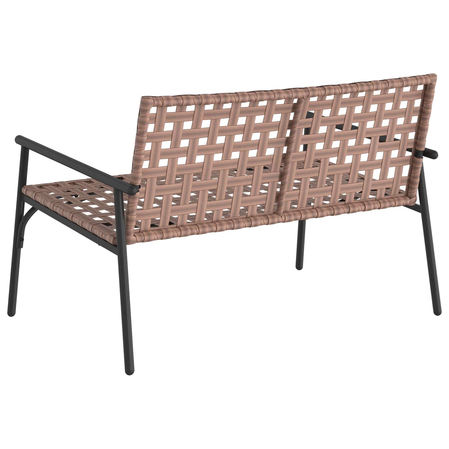 Garden Chair Brown 110.5 x 79 x 75.5 cm Poly Rattan