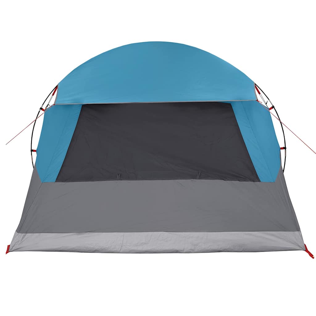Dome Tent 4-Person with Roof Blue 455 x 252 x 178 cm