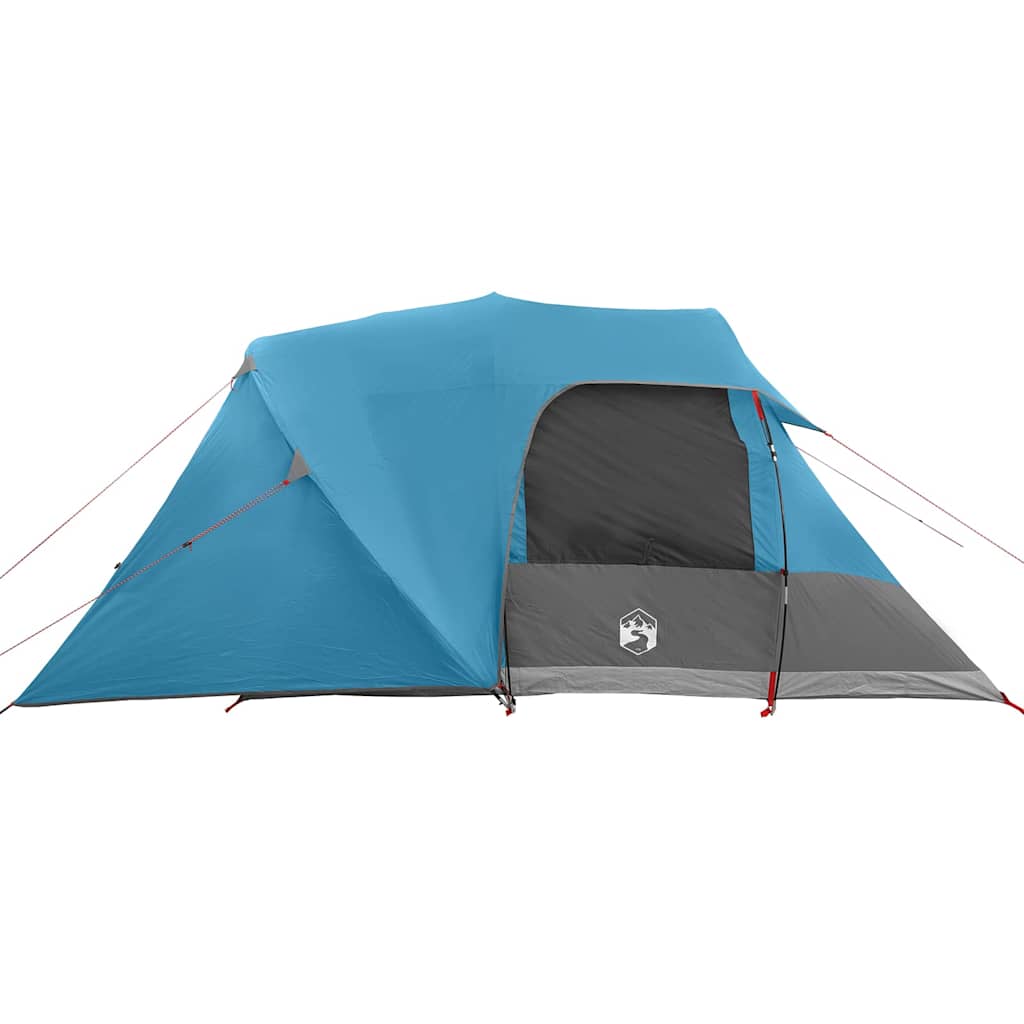 Dome Tent 4-Person with Roof Blue 455 x 252 x 178 cm