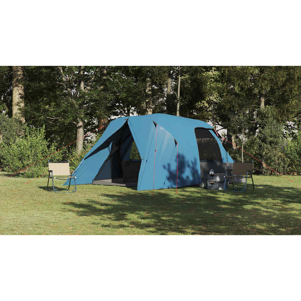 Dome Tent 6-Person with Roof Blue 500 x 314 x 206 cm