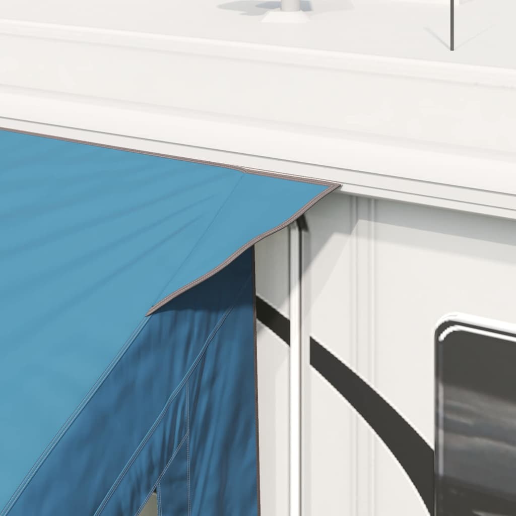 Caravan Tent 5-Person with Roof Blue 410 x 275 x 245 cm
