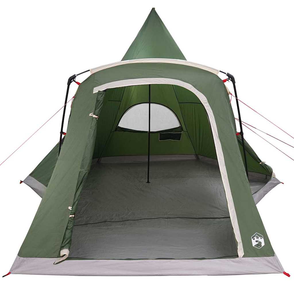 Teepee Tent 5-Person with Roof Green 545 x 450 x 295 cm