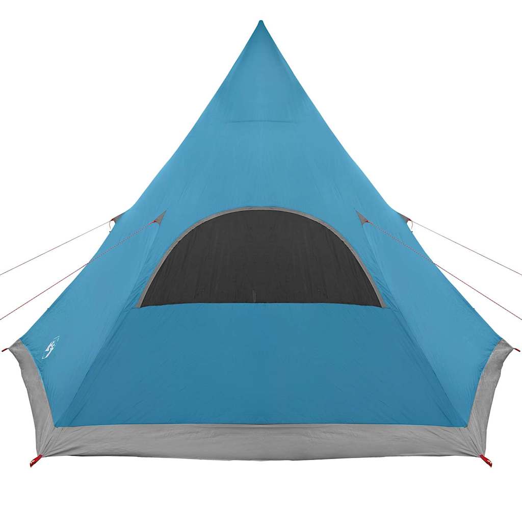 Teepee Tent 5-Person with Roof Blue 545 x 450 x 295 cm