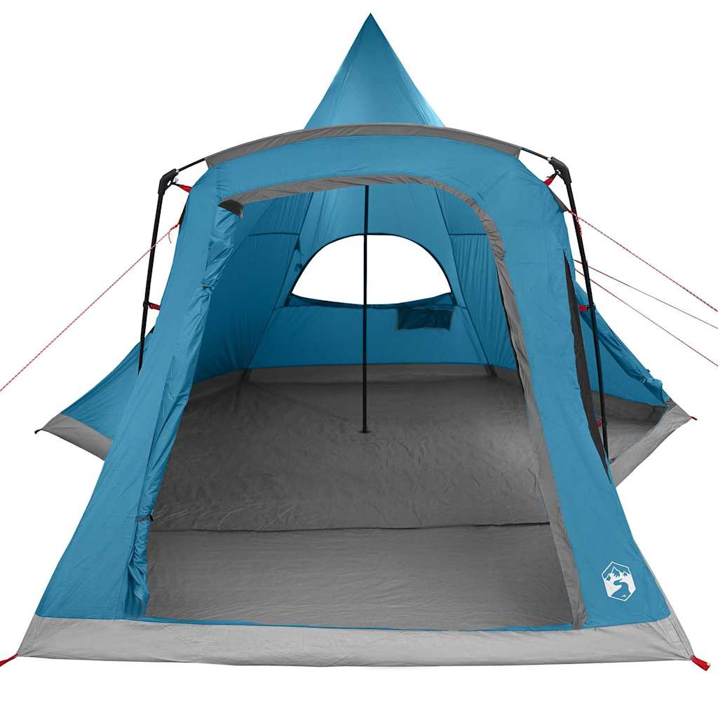 Teepee Tent 5-Person with Roof Blue 545 x 450 x 295 cm
