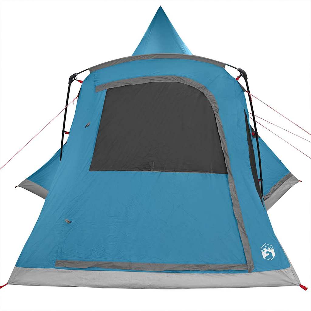 Teepee Tent 5-Person with Roof Blue 545 x 450 x 295 cm