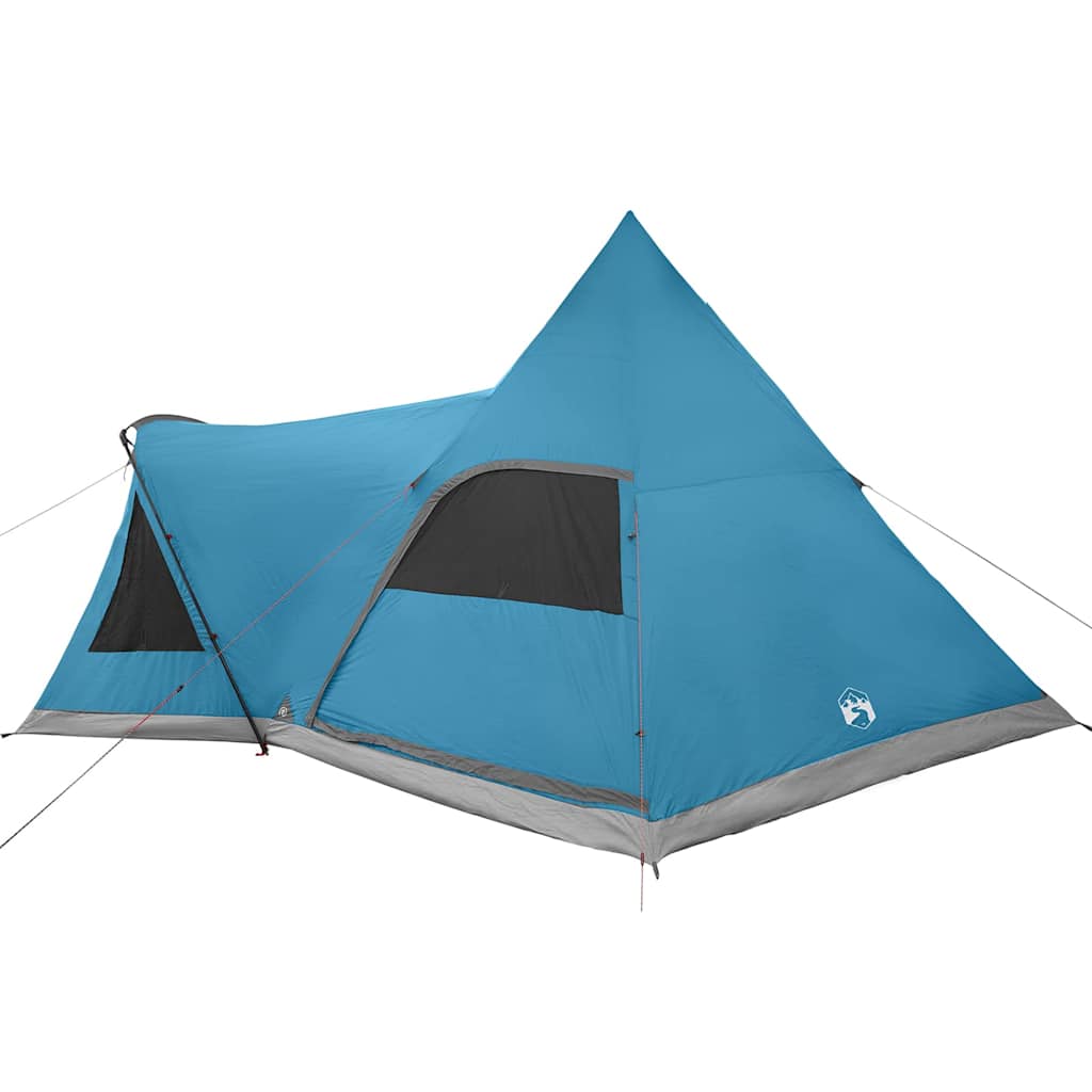 Teepee Tent 5-Person with Roof Blue 545 x 450 x 295 cm