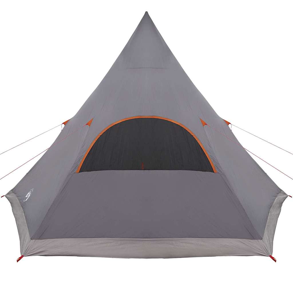 Teepee Tent 5-Person Grey and Orange 545 x 450 x 295 cm