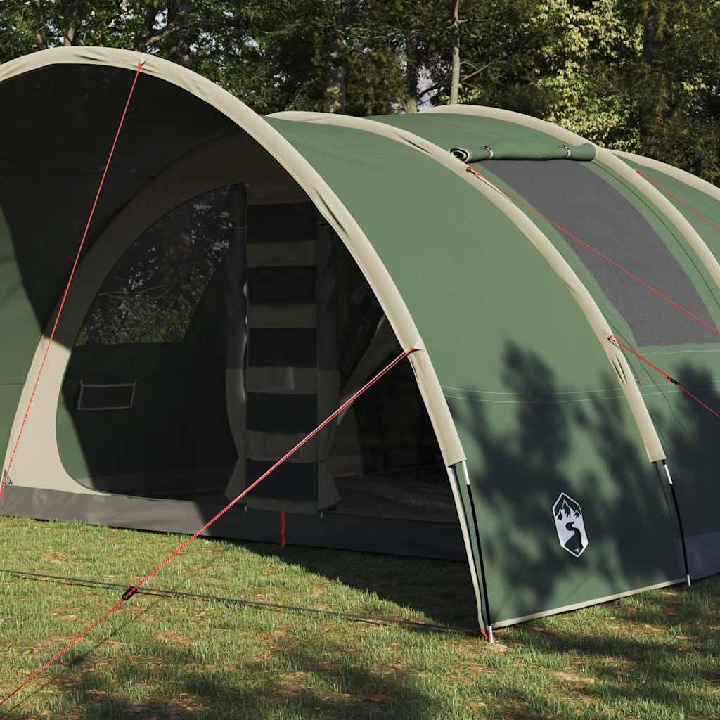 Tunnel Tent 8-Person with Roof Green 710 x 460 x 245 cm