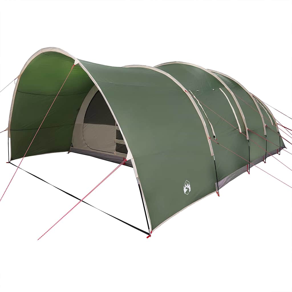 Tunnel Tent 8-Person with Roof Green 710 x 460 x 245 cm