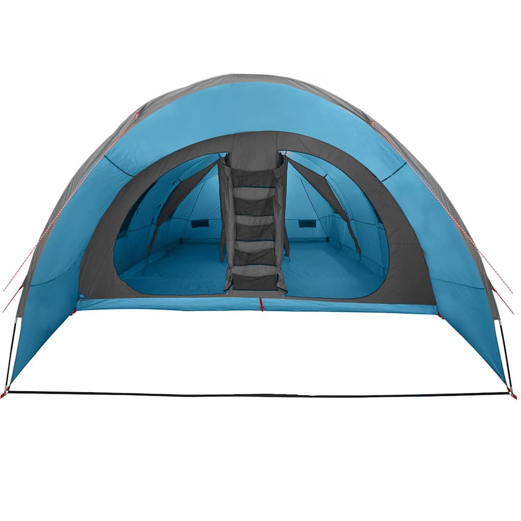 Tunnel Tent 8-Person with Roof Blue 710 x 460 x 245 cm