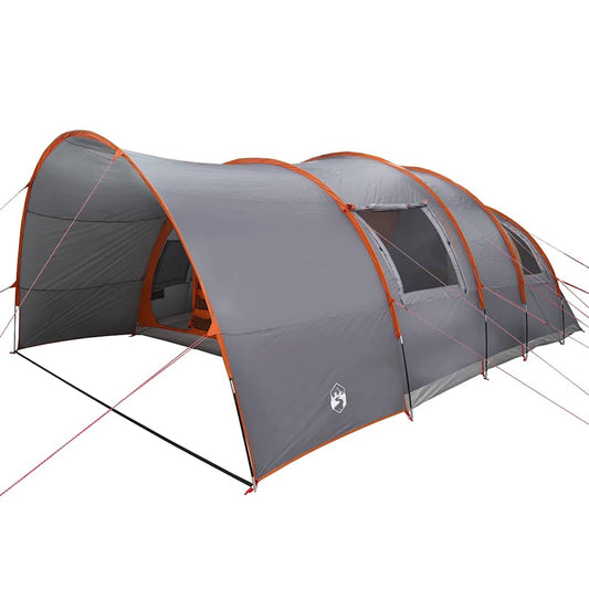 Tunnel Tent 8-Person 8-Person Grey and Orange
