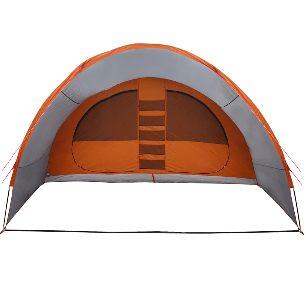 Tunnel Tent 8-Person Grey and Orange 710 x 460 x 245 cm
