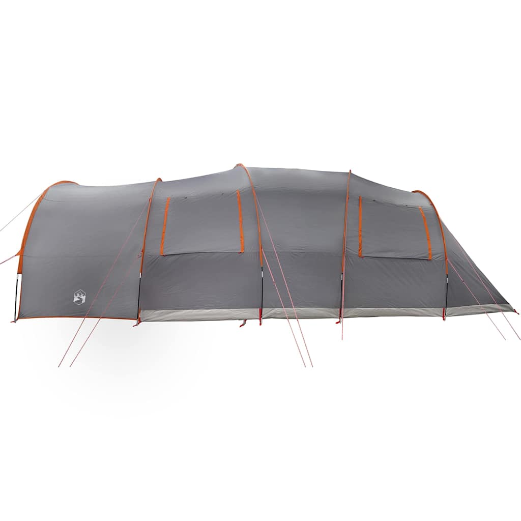 Tunnel Tent 8-Person Grey and Orange 710 x 460 x 245 cm