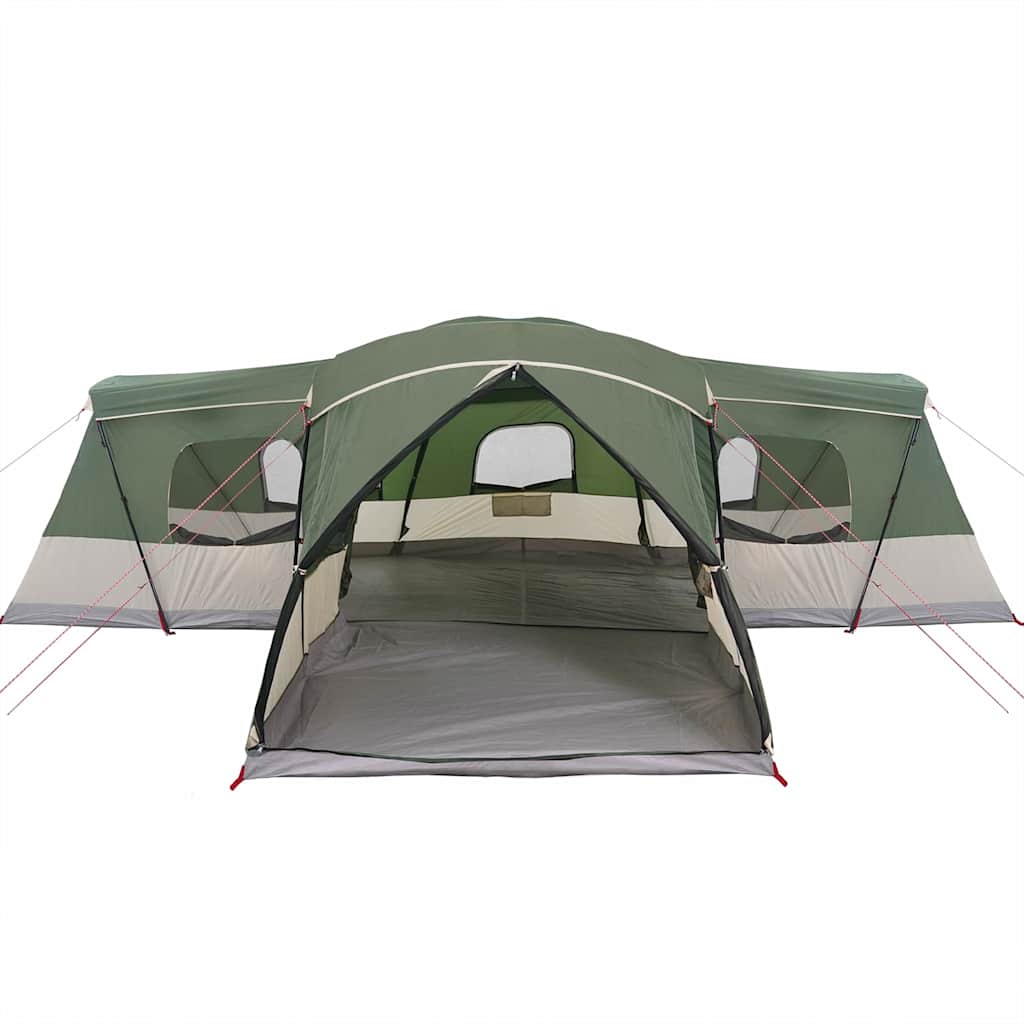 Tent 16-Person with Roof with Storage Green 680 x 510 x 210 cm